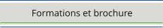 Formations et brochure