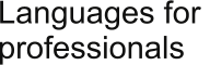 Languages for  professionals